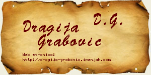 Dragija Grabović vizit kartica
